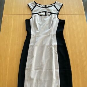 BCBG MaxAzria crepe sheath dress